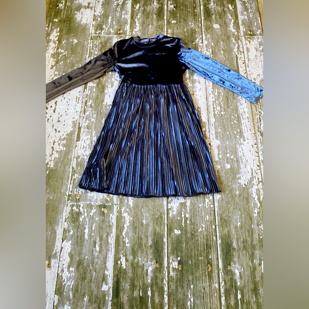 A velvet dress